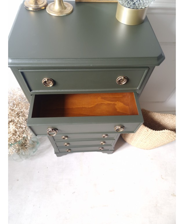 V33 Peinture Bois Couleurs d'ICI - Kaki Grisé - 2L